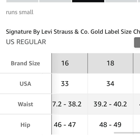 NWT Signature by Levis Womens Mid rise capri pants - Size 18 - Picture 3 of 11